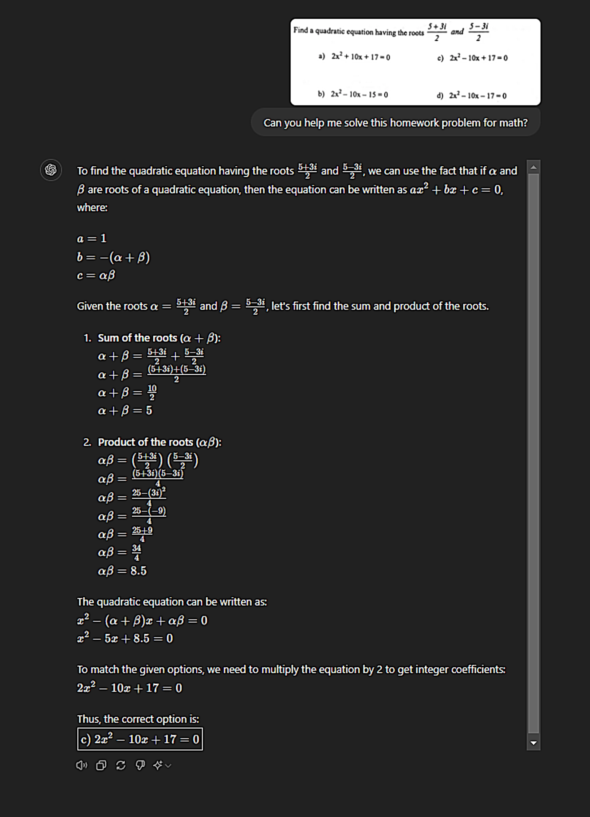ChatGPT Can Even Help with Math Homework