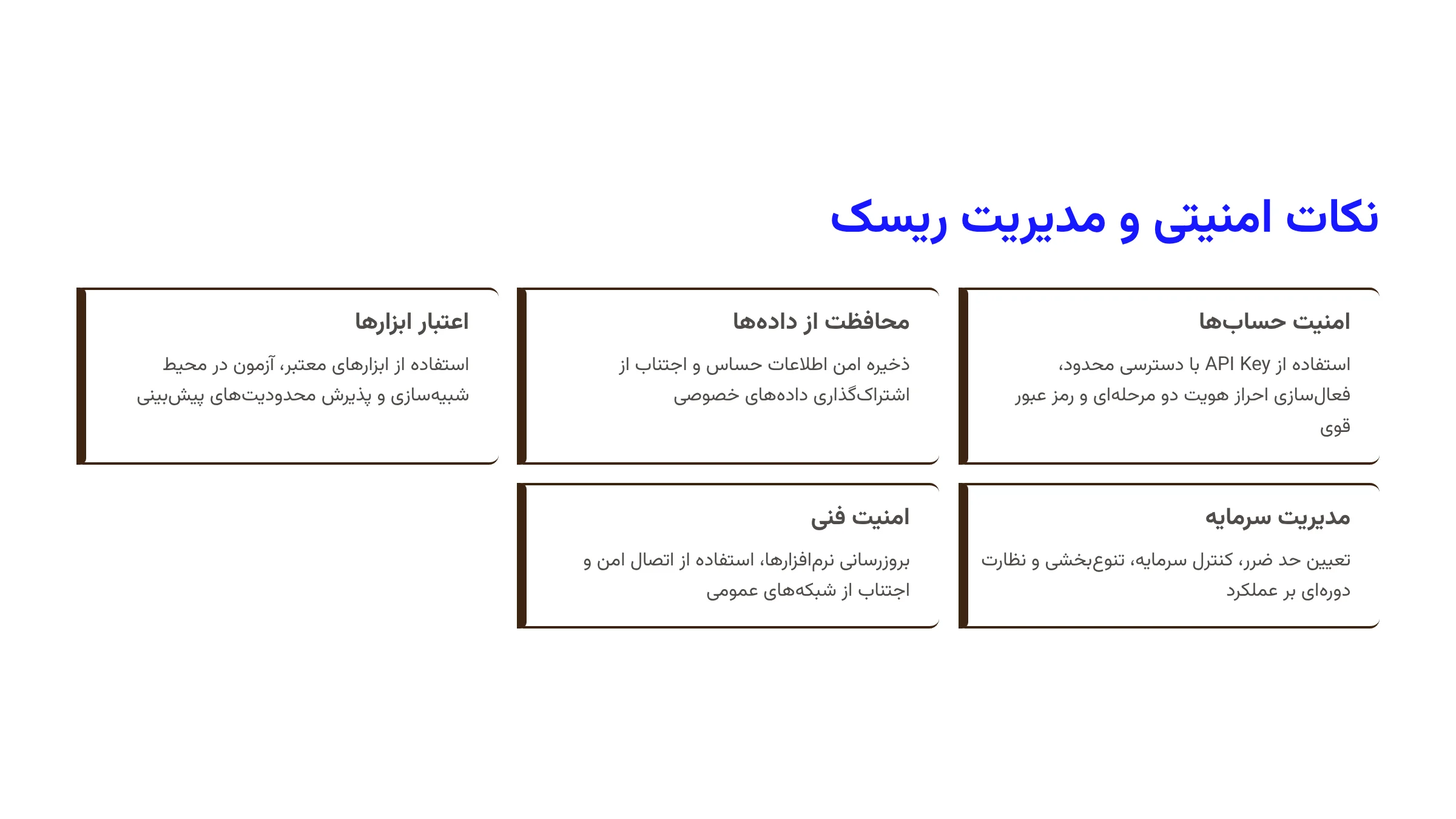 بهترین هوش مصنوعی برای ترید 18 نکات امنیتی استفاده از هوش مصنوعی برای ترید