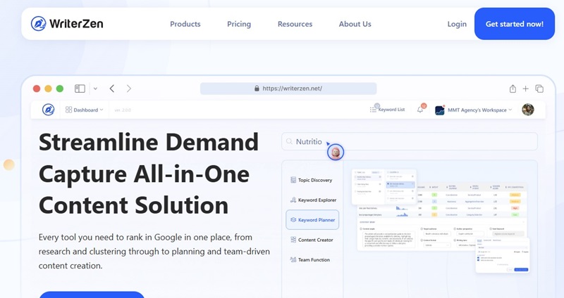 هوش مصنوعی مقاله نویسی WriterZen