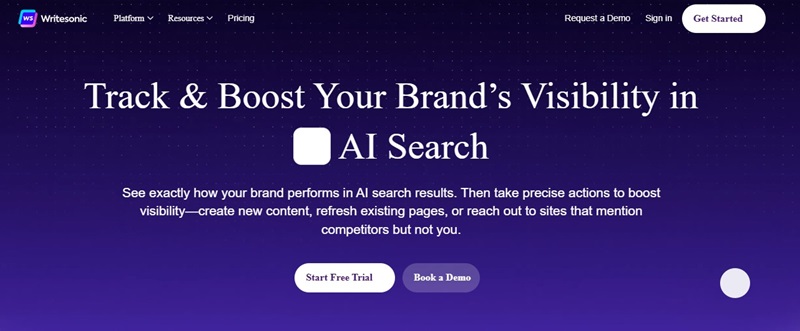 هوش مصنوعی مقاله نویسی Writesonic