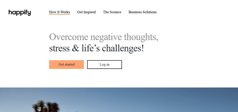 بهترین هوش مصنوعی روانشناسی 7 Happify پلتفرم هوش مصنوعی برای شادی و آموزش ذهن مثبت