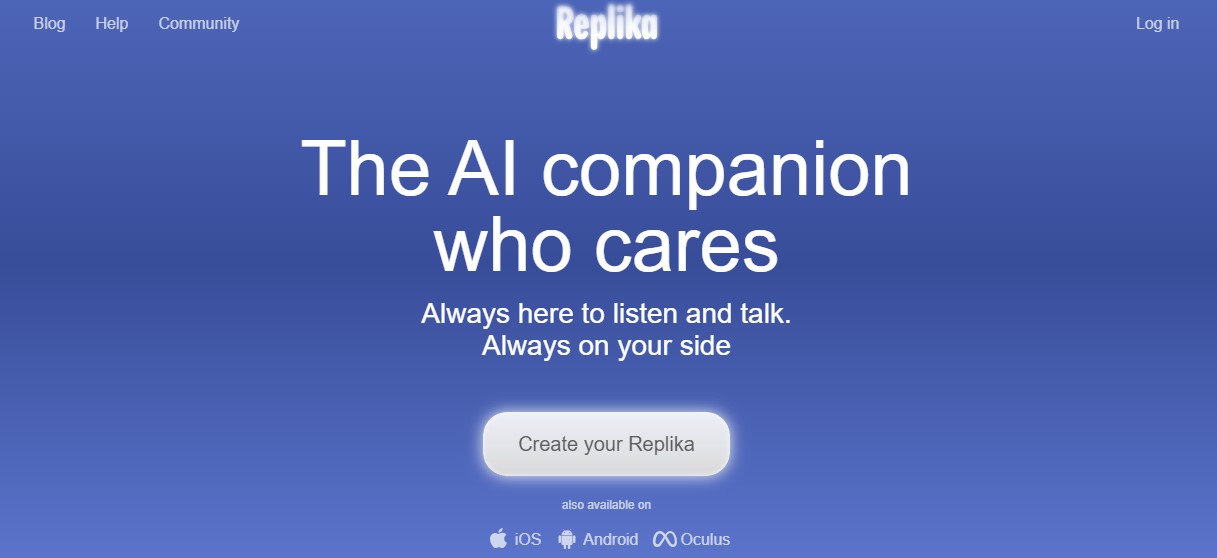 بهترین هوش مصنوعی روانشناسی 4 Replika هوش مصنوعی عاطفی و همراه گفتوگویی