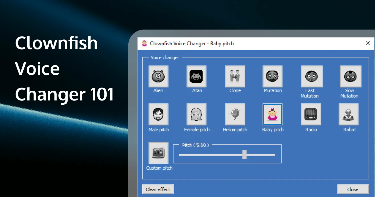 Clownfish Voice Changer