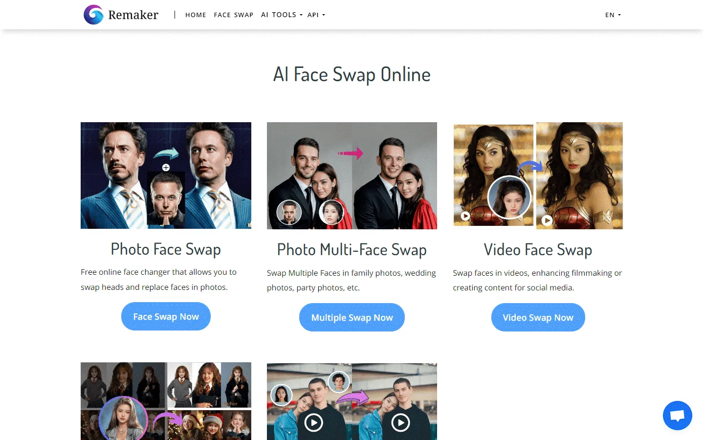 تغییر چهره با هوش مصنوعی 2 Face Swap by Remaker