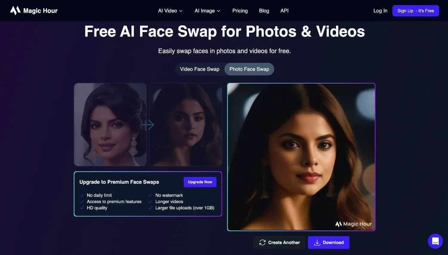تغییر چهره با هوش مصنوعی 10 Magic Hour AI Face Swap