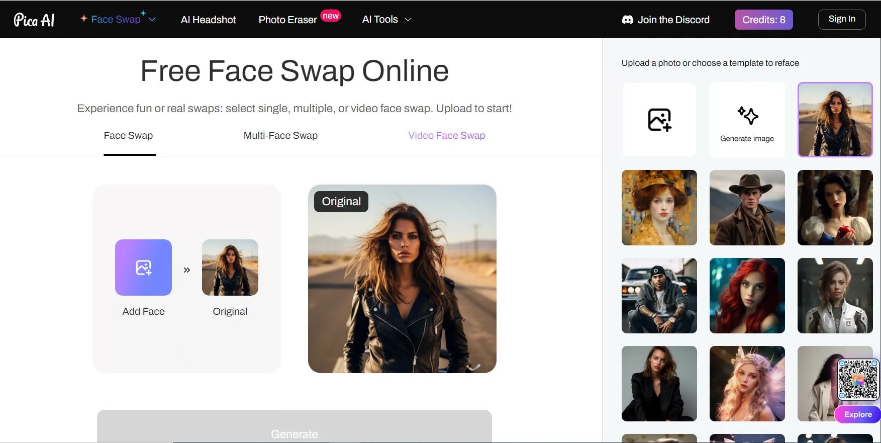تغییر چهره با هوش مصنوعی 7 Pica AI