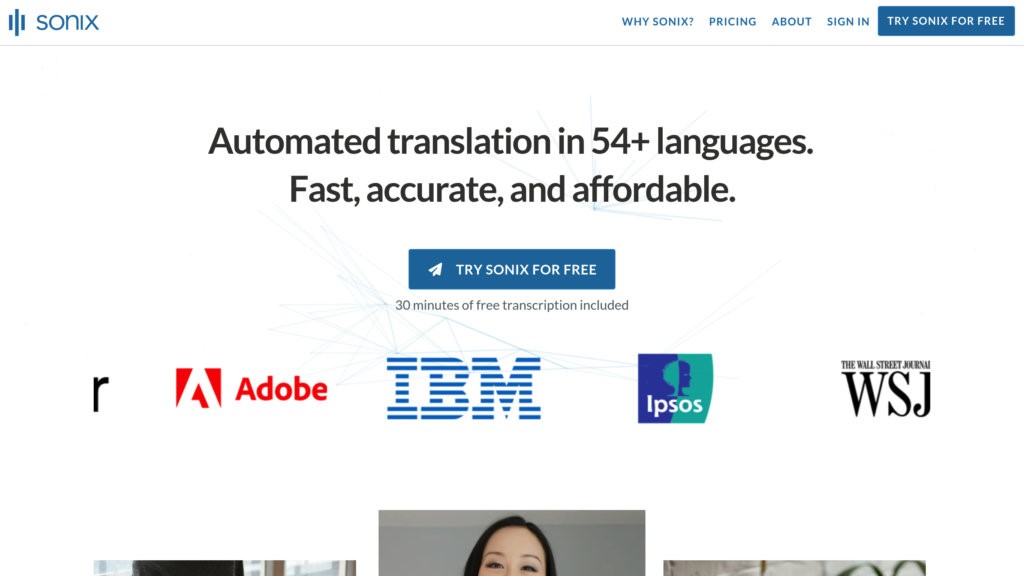 ترجمه فیلم با هوش مصنوعی 5 Sonix