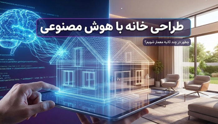 طراحی خانه با هوش مصنوعی